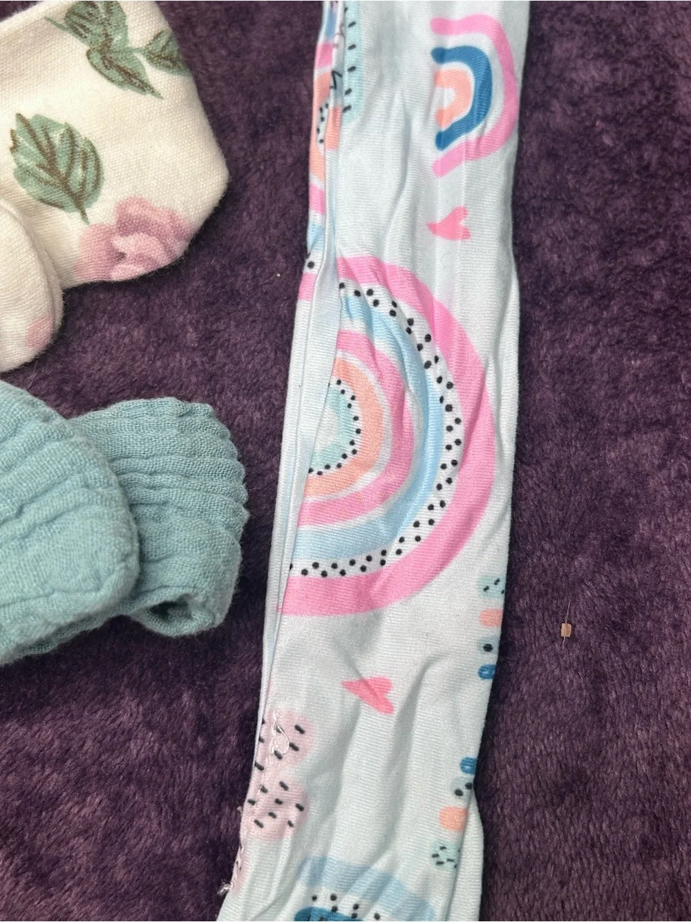Assorted Kids Knot Headbands - Pastel Blue, Pink, Yellow & More